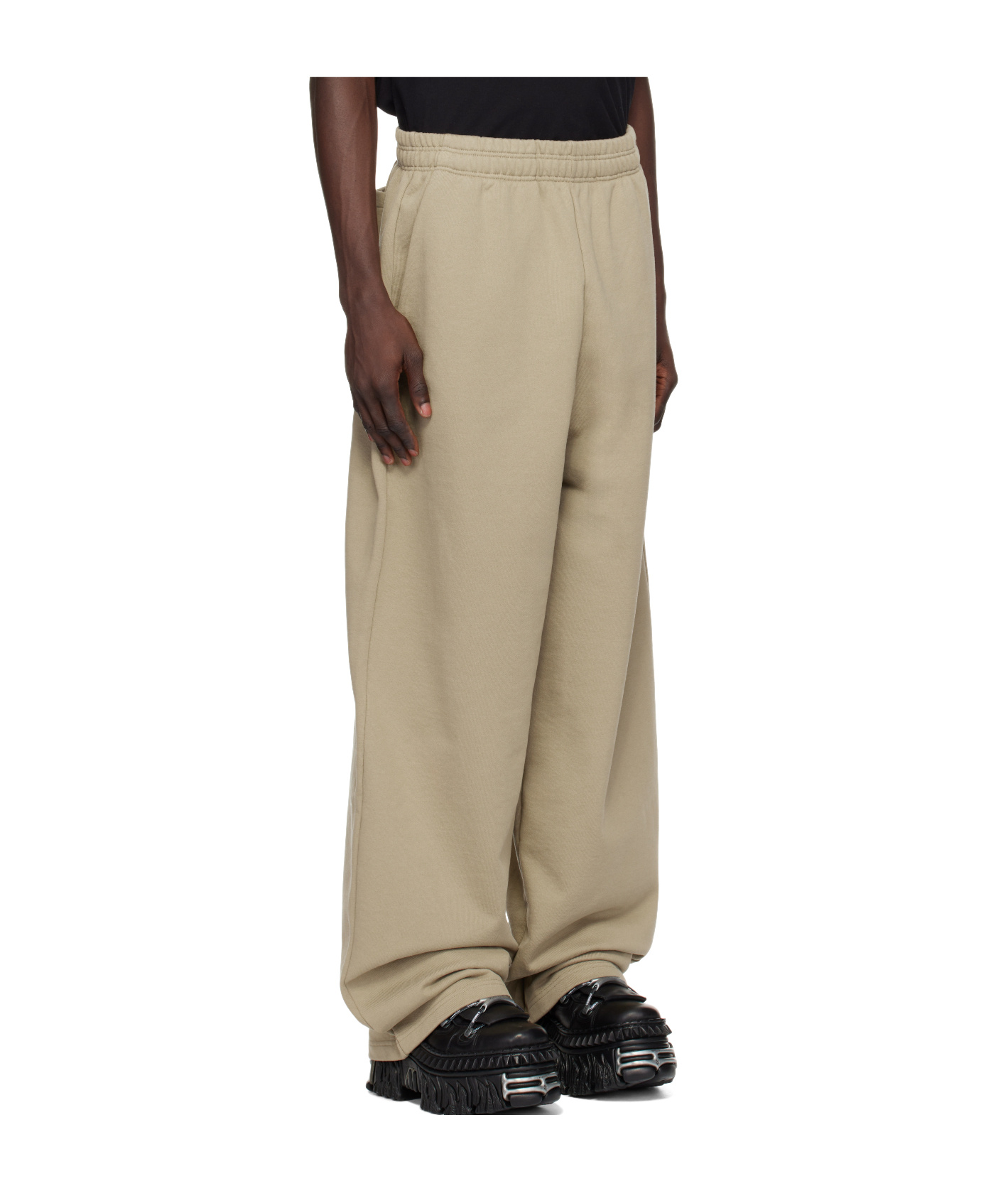 Vetements Cotton-blend Track Pants In Neutral