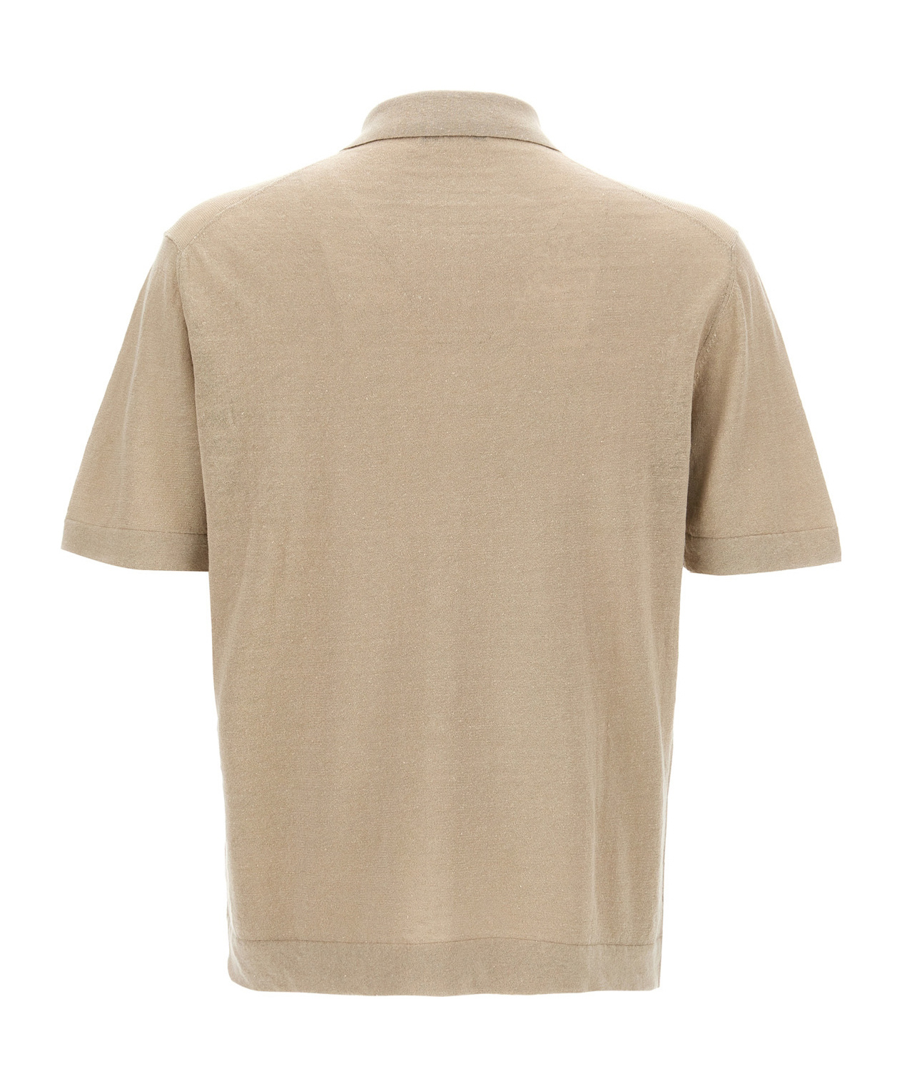 Zanone Linen Shirt In Neutral