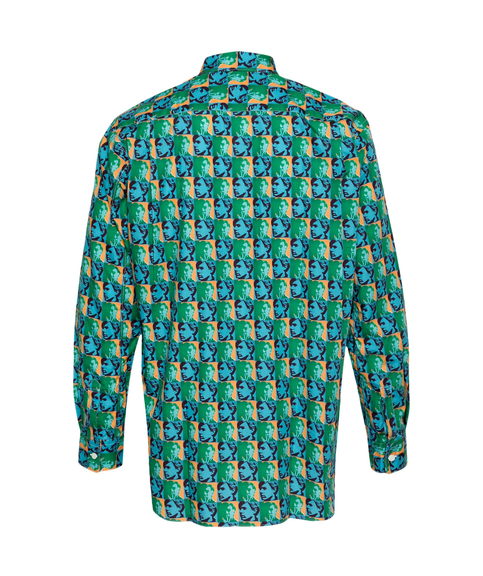 Comme Des Garçons Comme Des Garcons X Andy Warhol Pop Art Printed Shirt In Green