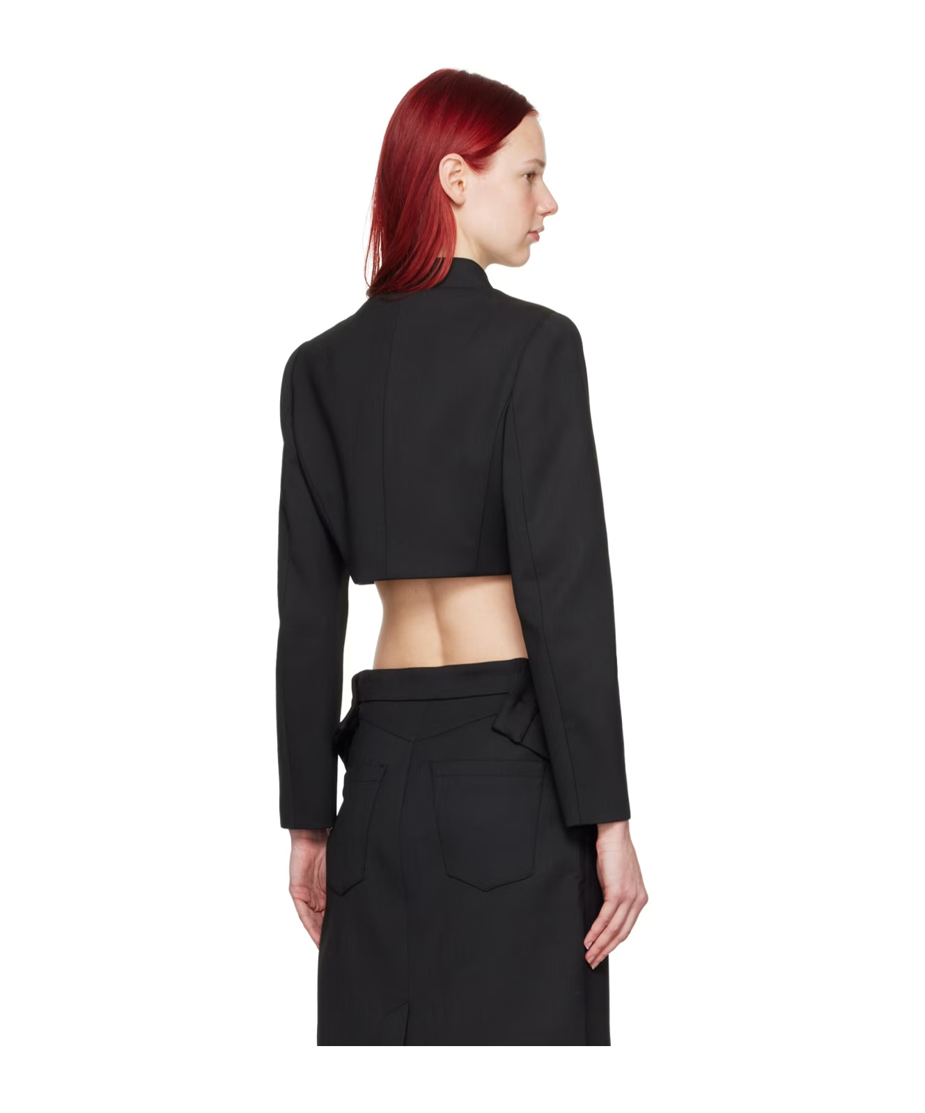 Coperni Long-sleeved Button Casual Jacket In Black