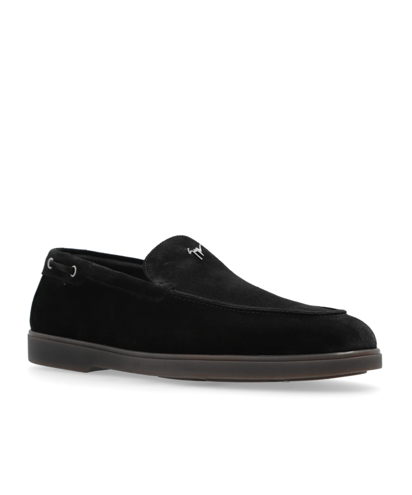 Giuseppe Zanotti Round-head Casual Shoes In Black