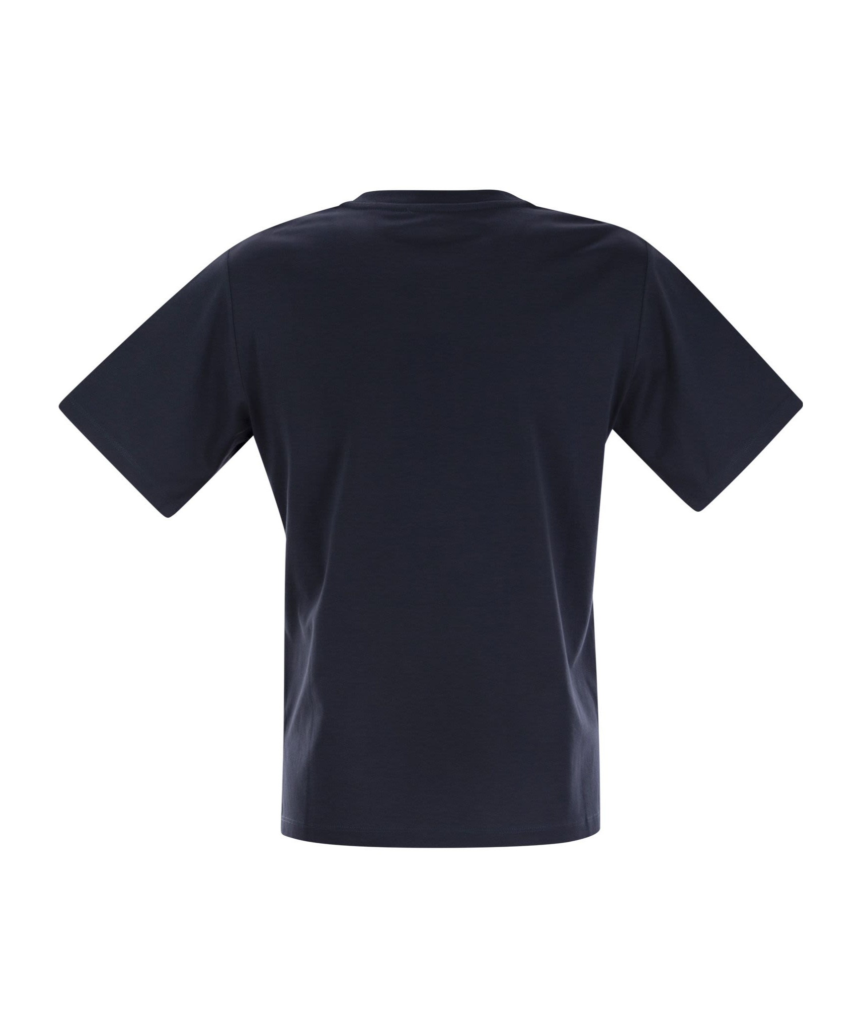 Weekend Max Mara T-shirt With Round Neck And Short Sleeves In Black