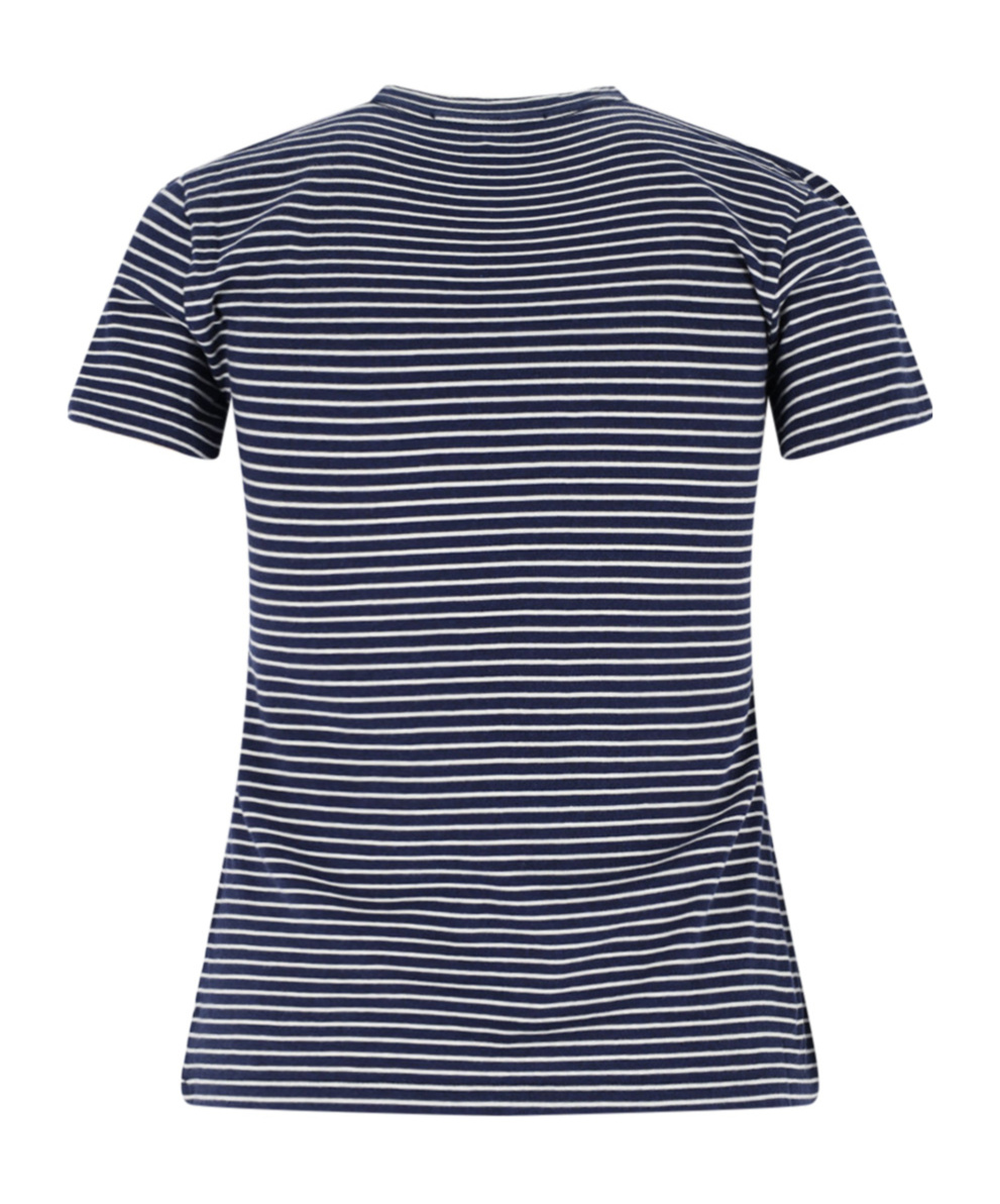 Shop Nili Lotan Striped Graphic T-shirt