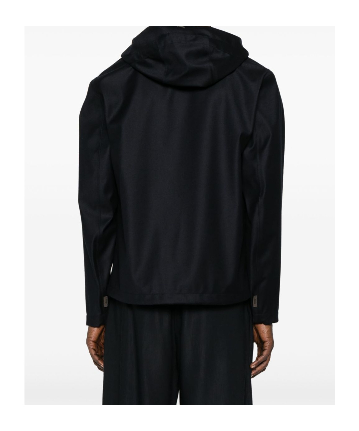 Herno Hooded Jacket In Black