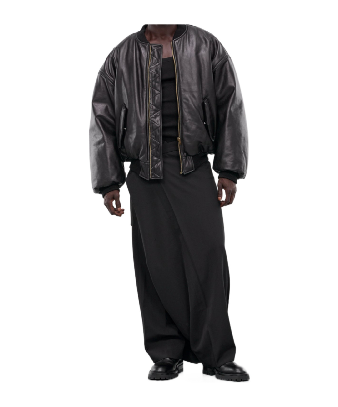 Acne Studios Wrap Culottes In Black