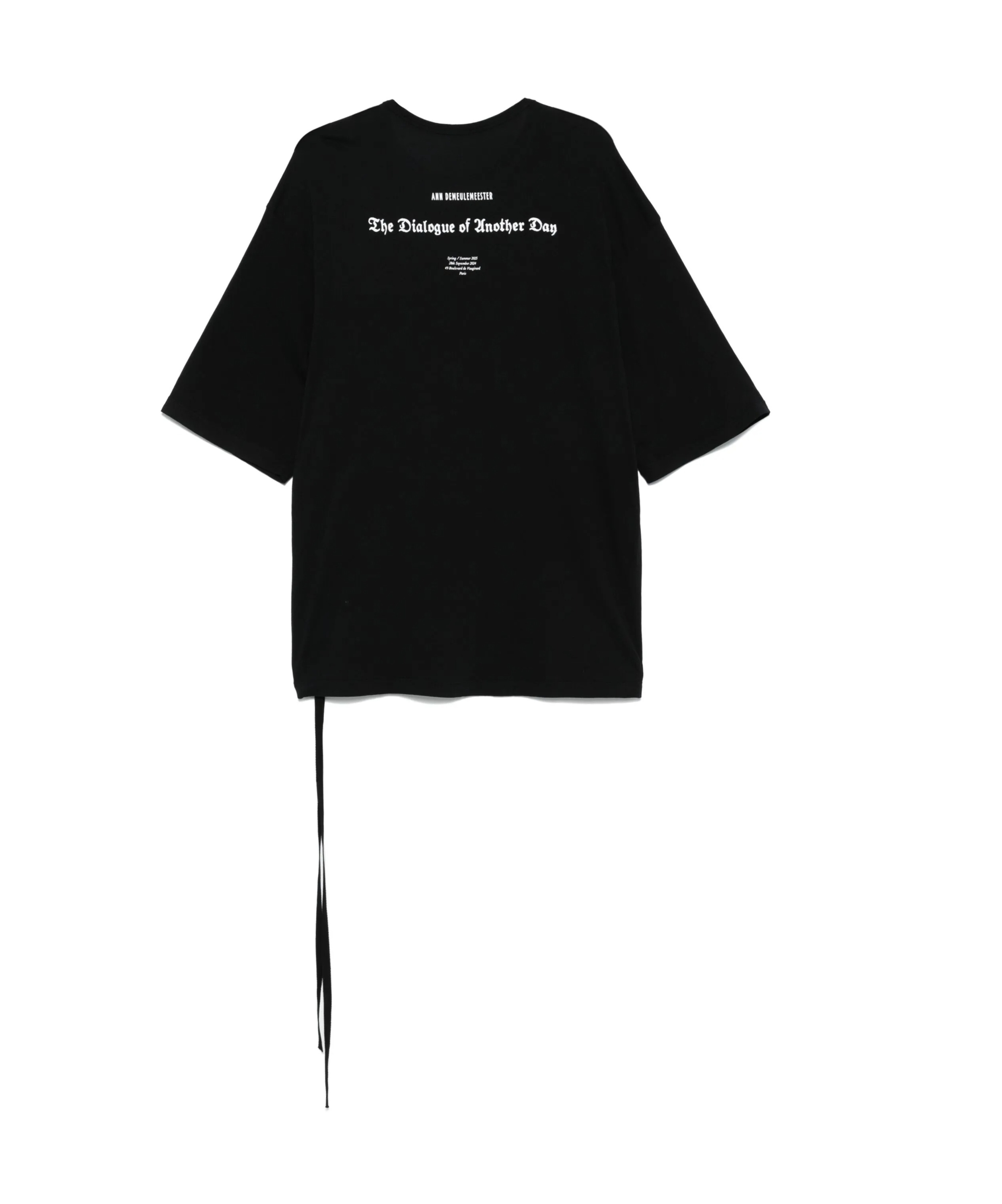 Ann Demeulemeester Aga T-shirt In Black