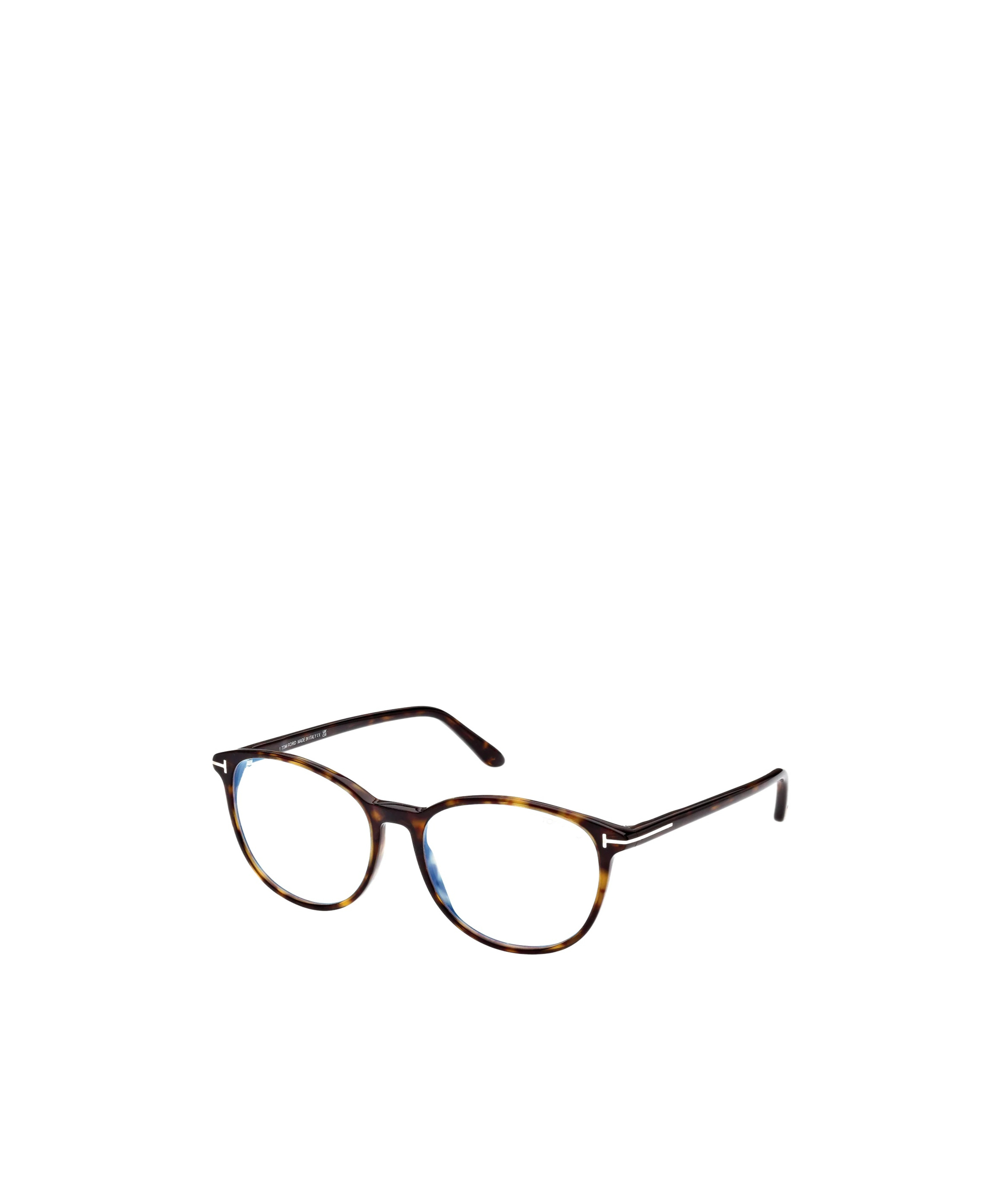 Tom Ford Ft5810 Oval Glasses In Brown