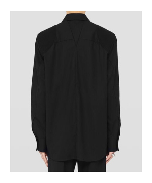 Jil Sander Virgin-wool Shirt In Black