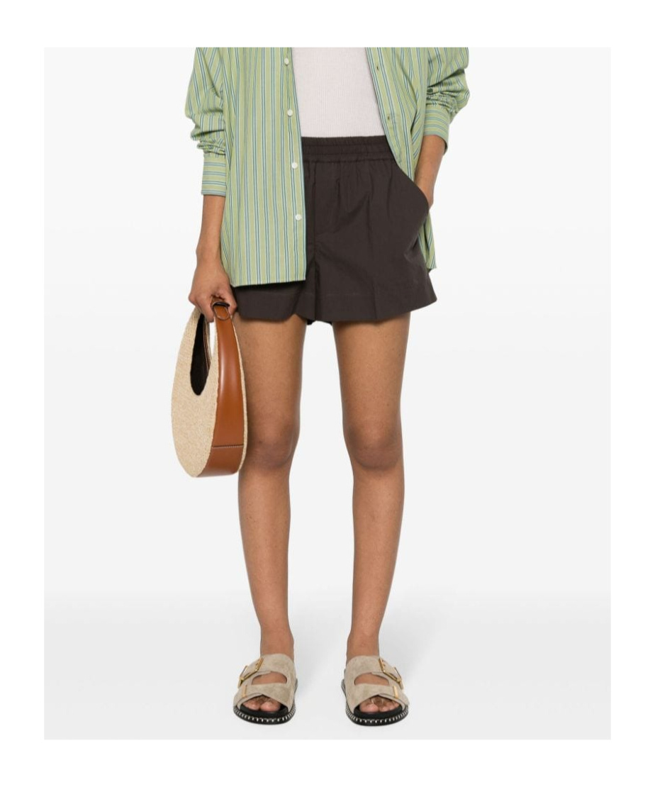 P.a.r.o.s.h Elasticated-waist Cotton Shorts