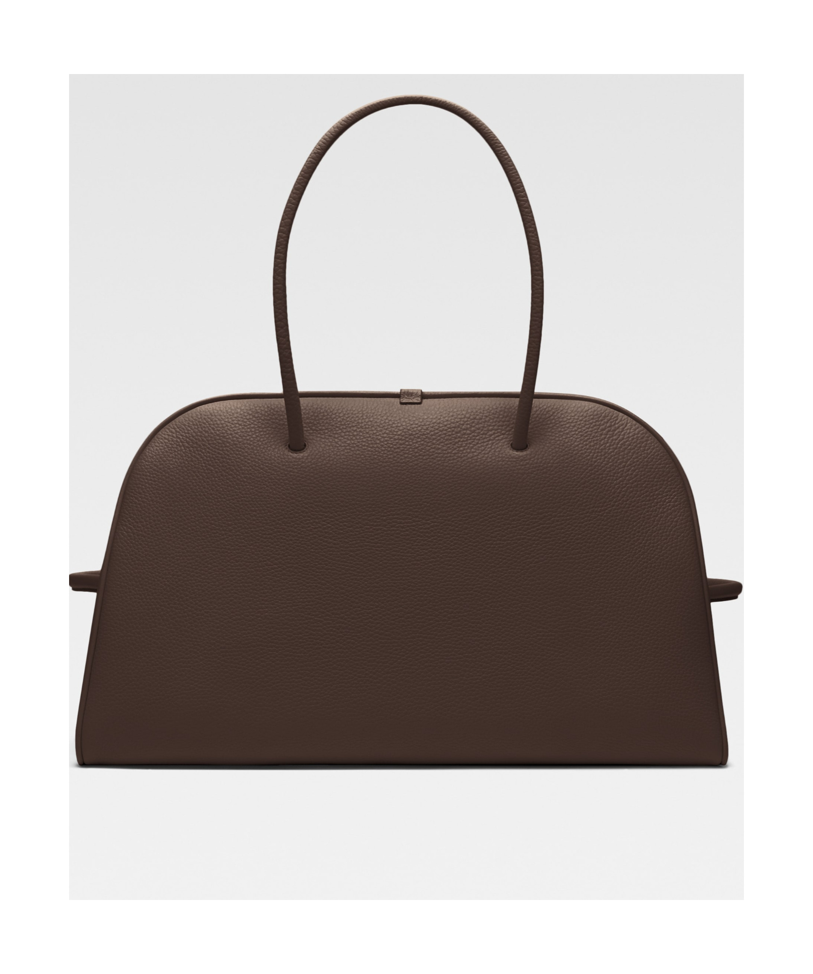 Jacquemus Large Bowling Shoulder Bag In Green
