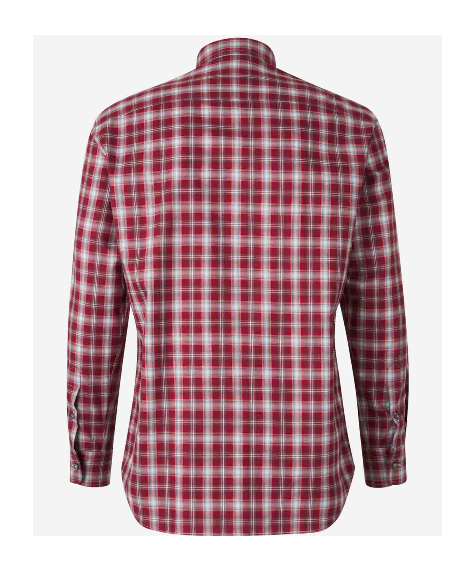 Brioni Men's Cotton Check Casual Button-down Shirt In Red