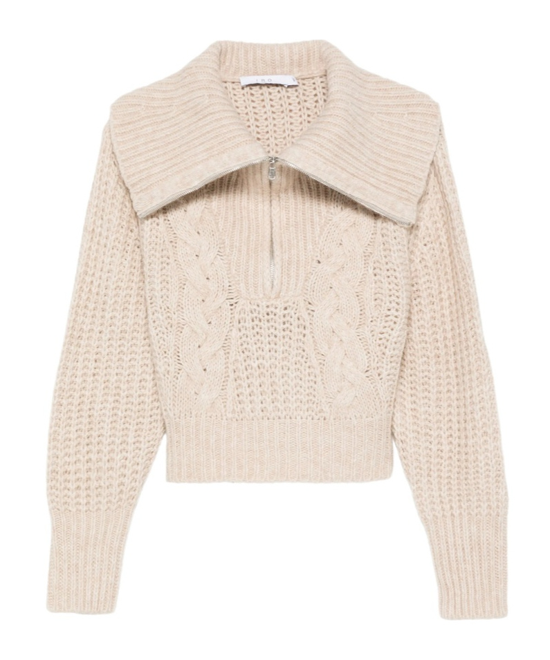 Iro Long-sleeved Sweater In Neutral