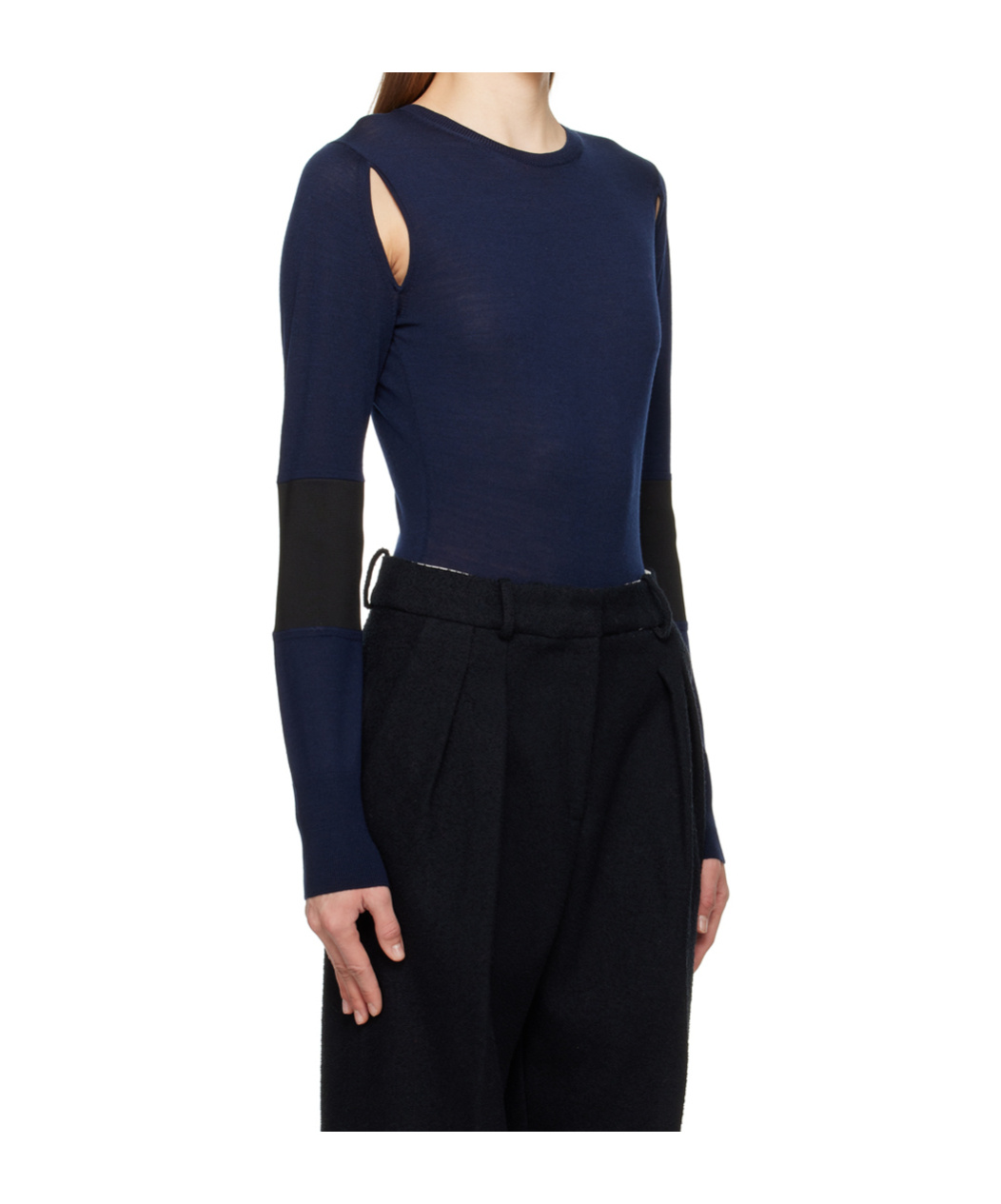VICTORIA BECKHAM HOLLOWED-OUT DETAIL JUMPSUIT