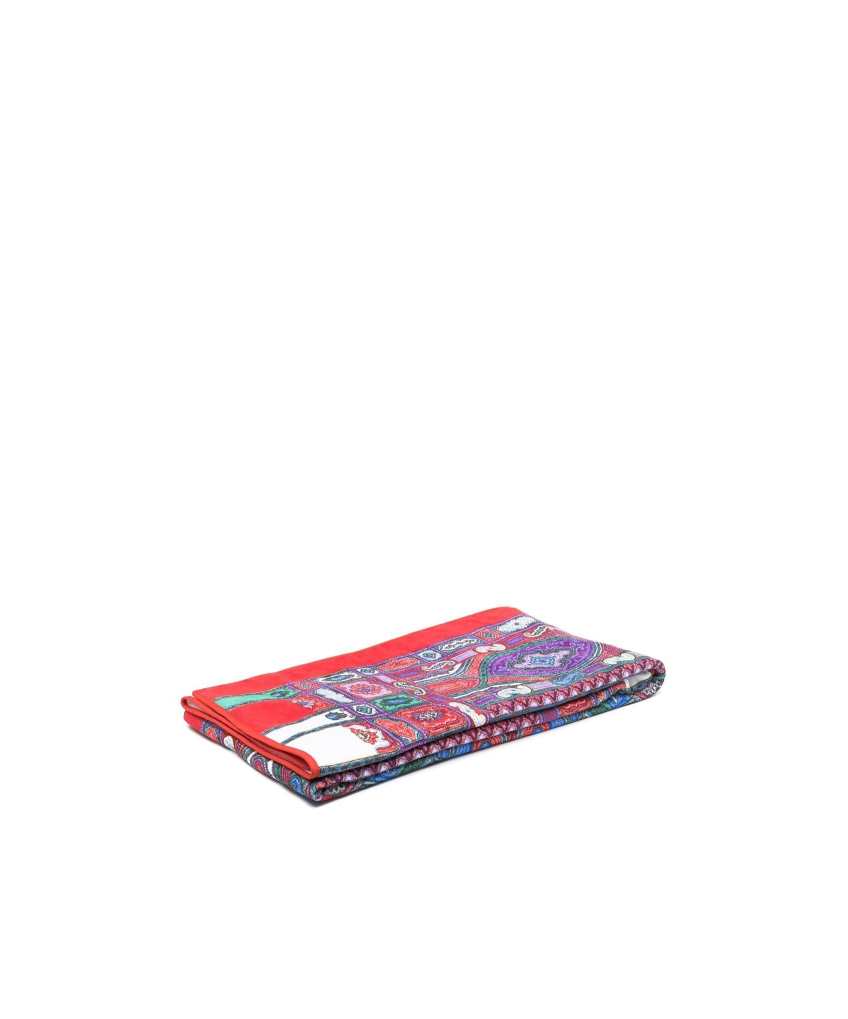 Etro Baroque-pattern Beach-towel In Multicolor