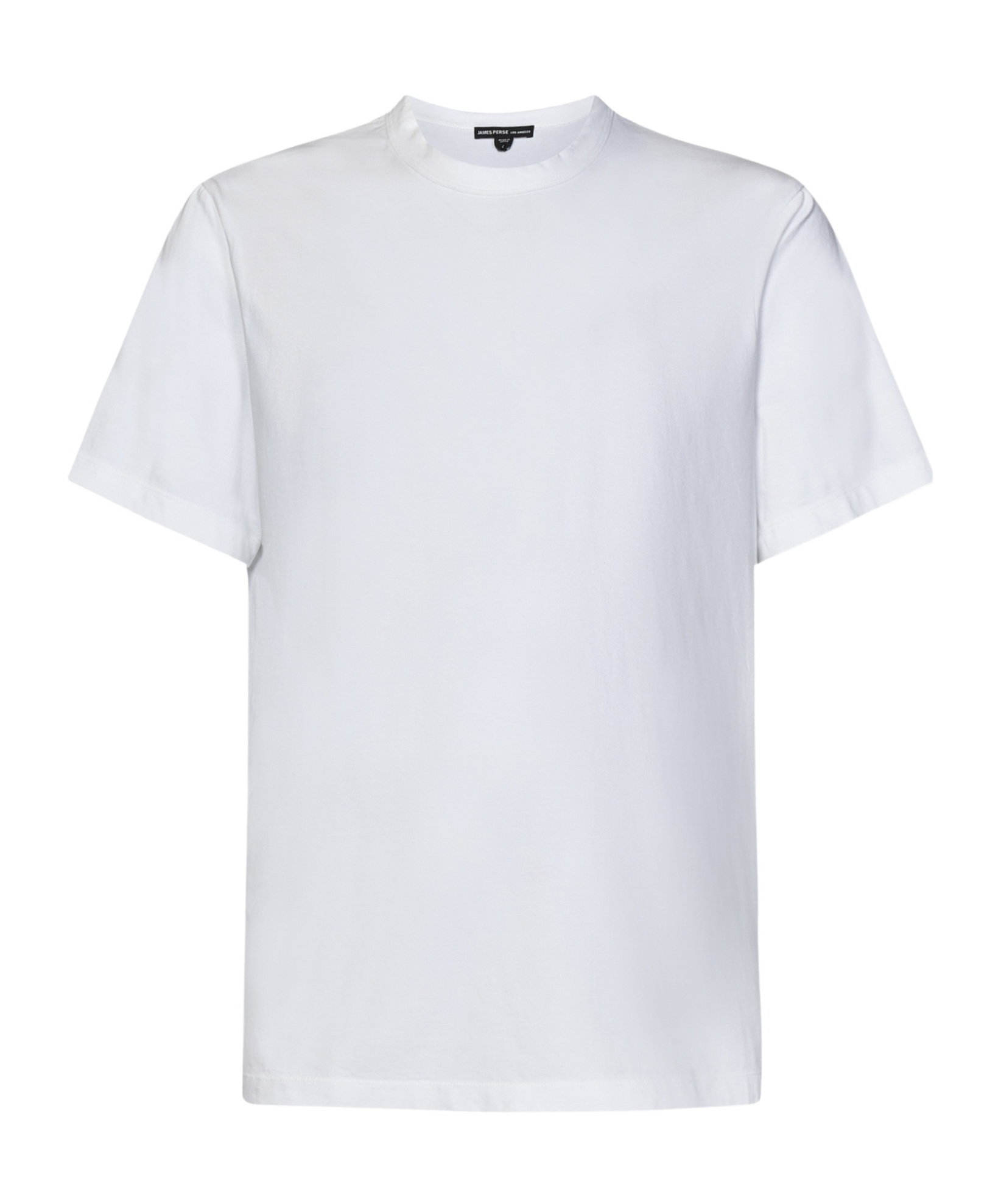 Shop James Perse Open-necked Black Shirt In White