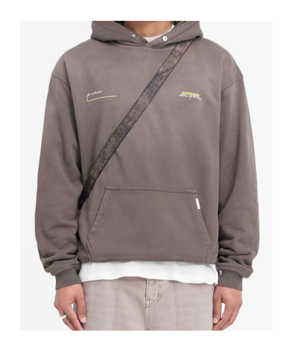 Represent Hooded Sweater In Gray