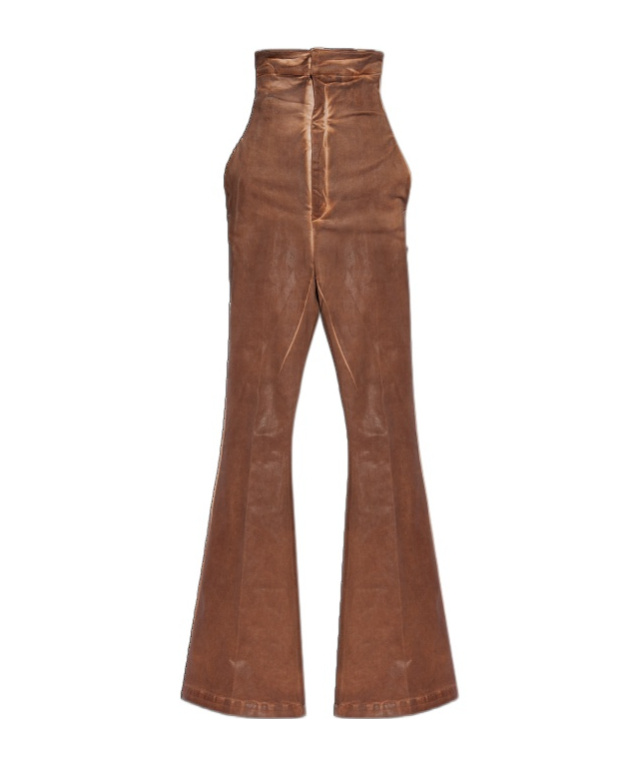 Rick Owens Dirt Bolan High-rise Jeans In Brown