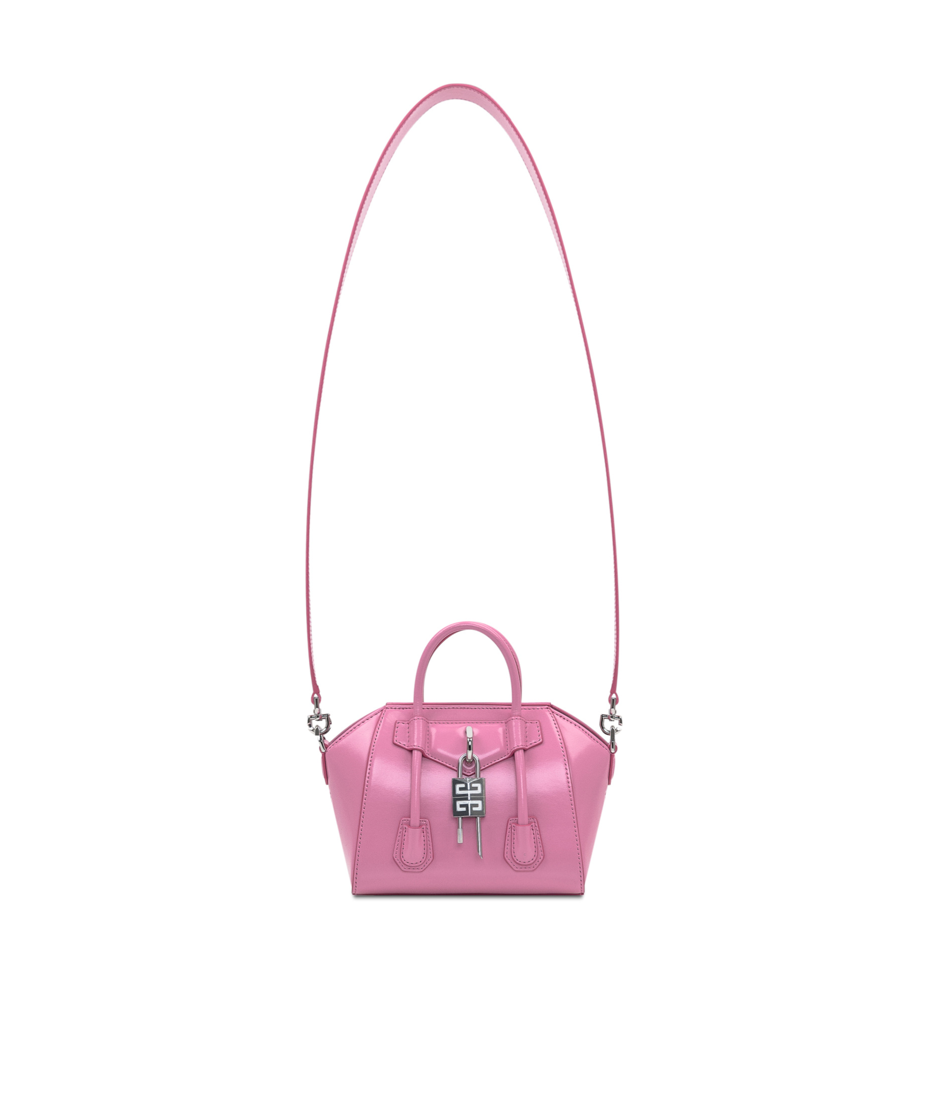 Givenchy Antigona Lock Toy Top-handle Bag In Pink