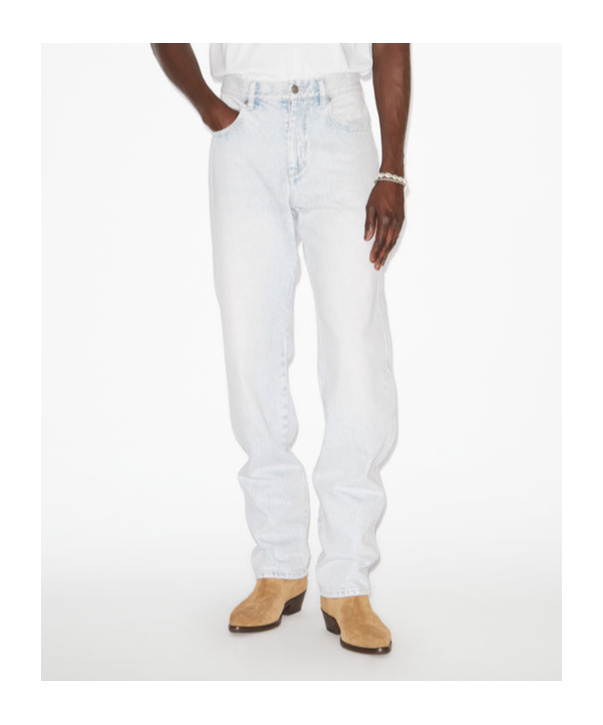 Isabel Marant Belt-loop Jeans In White