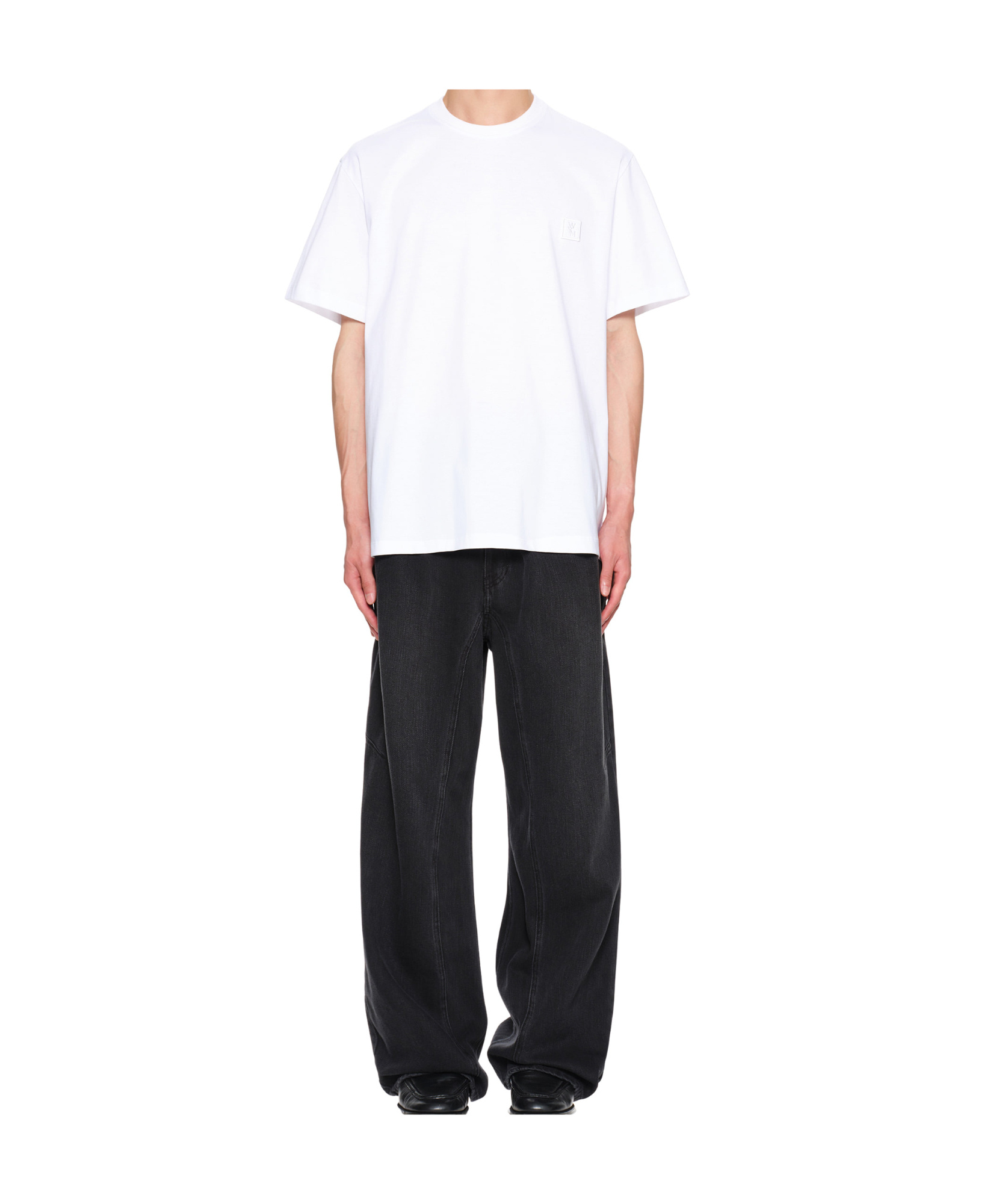 Wooyoungmi Graphic Short-sleeved T-shirt In White