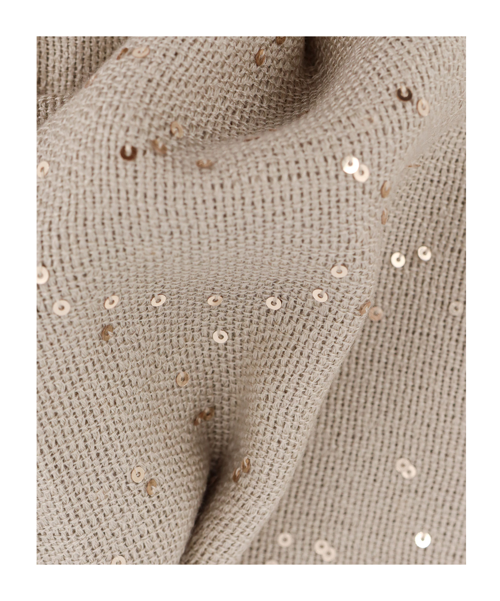 Brunello Cucinelli Sequin Embellished Frayed-edge Scarf In Nude