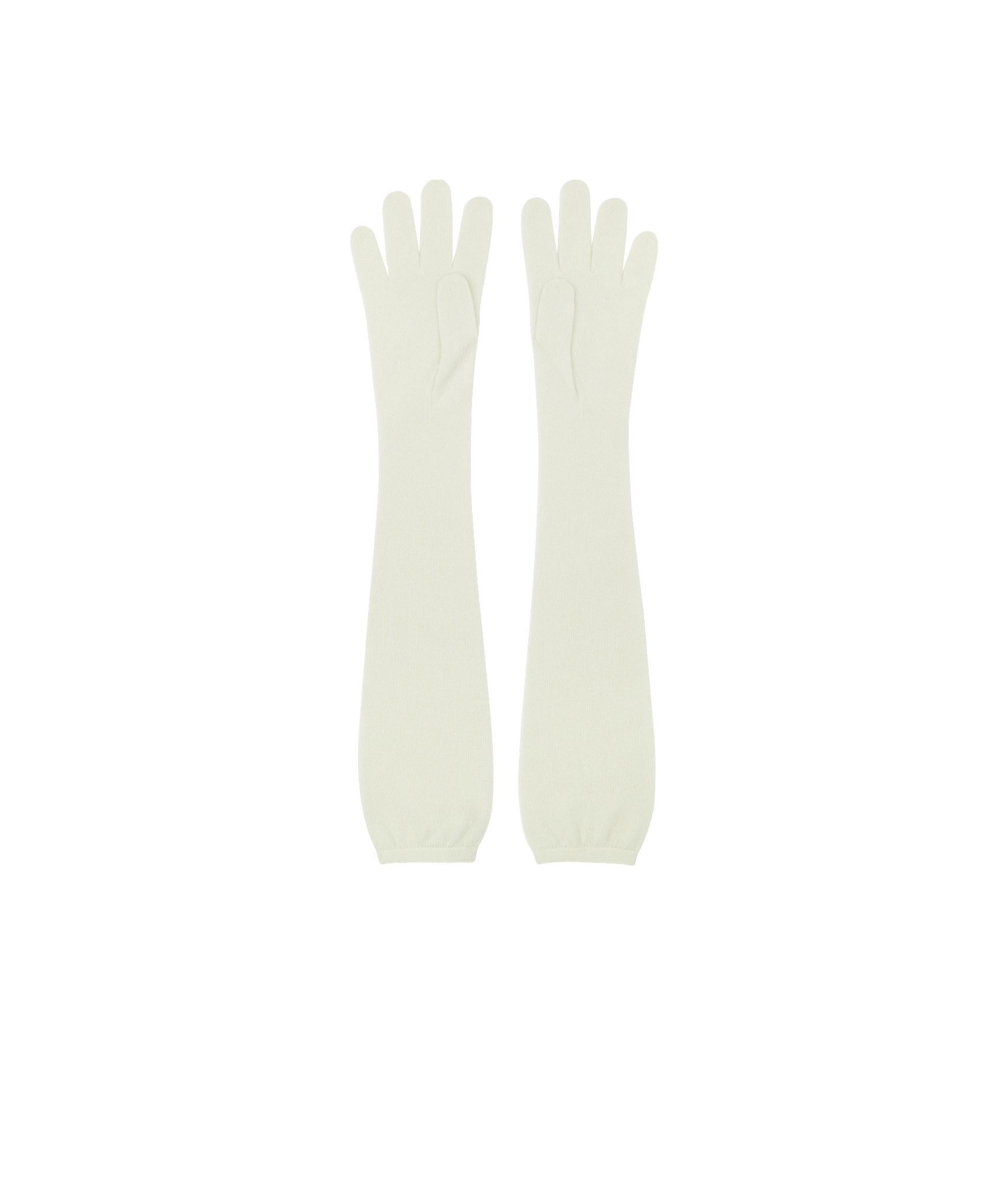 The Row Rib Gloves In White
