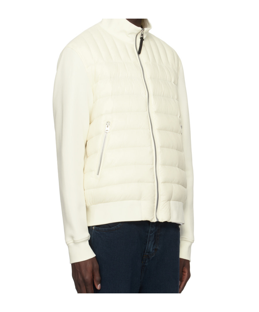 Mackage Off-white Collin-r Down Bomber Jacket In White
