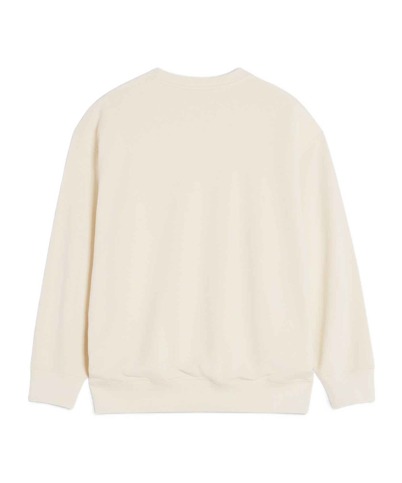 Maison Kitsuné Beige Baby Fox Patch Oversize Sweatshirt In White