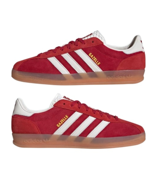 Adidas Originals Gazelle Indoor Sneakers In Red