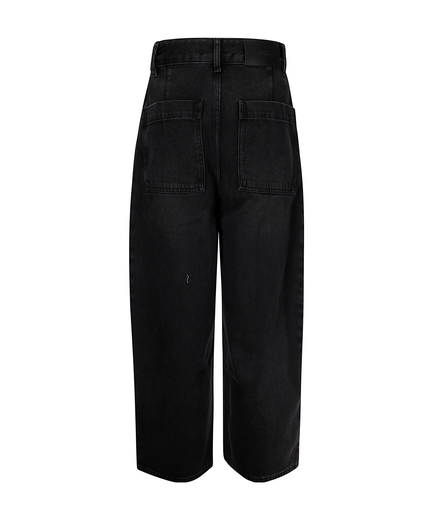 Studio Nicholson Straight-leg Cropped Jeans In Black