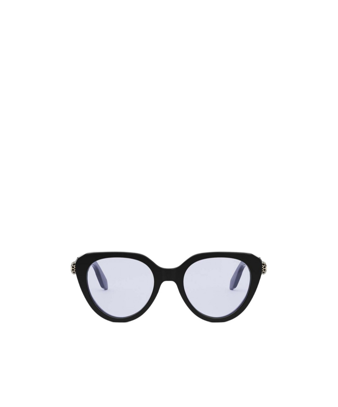 Bvlgari Geometric Frame Sunglasses In White