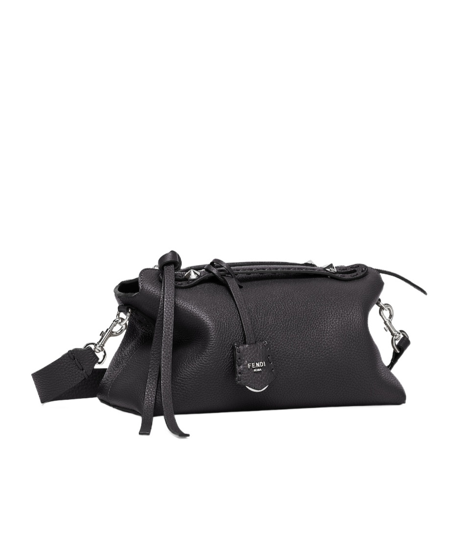 Fendi By The Way Selleria Medium Shoulder Bag In Black