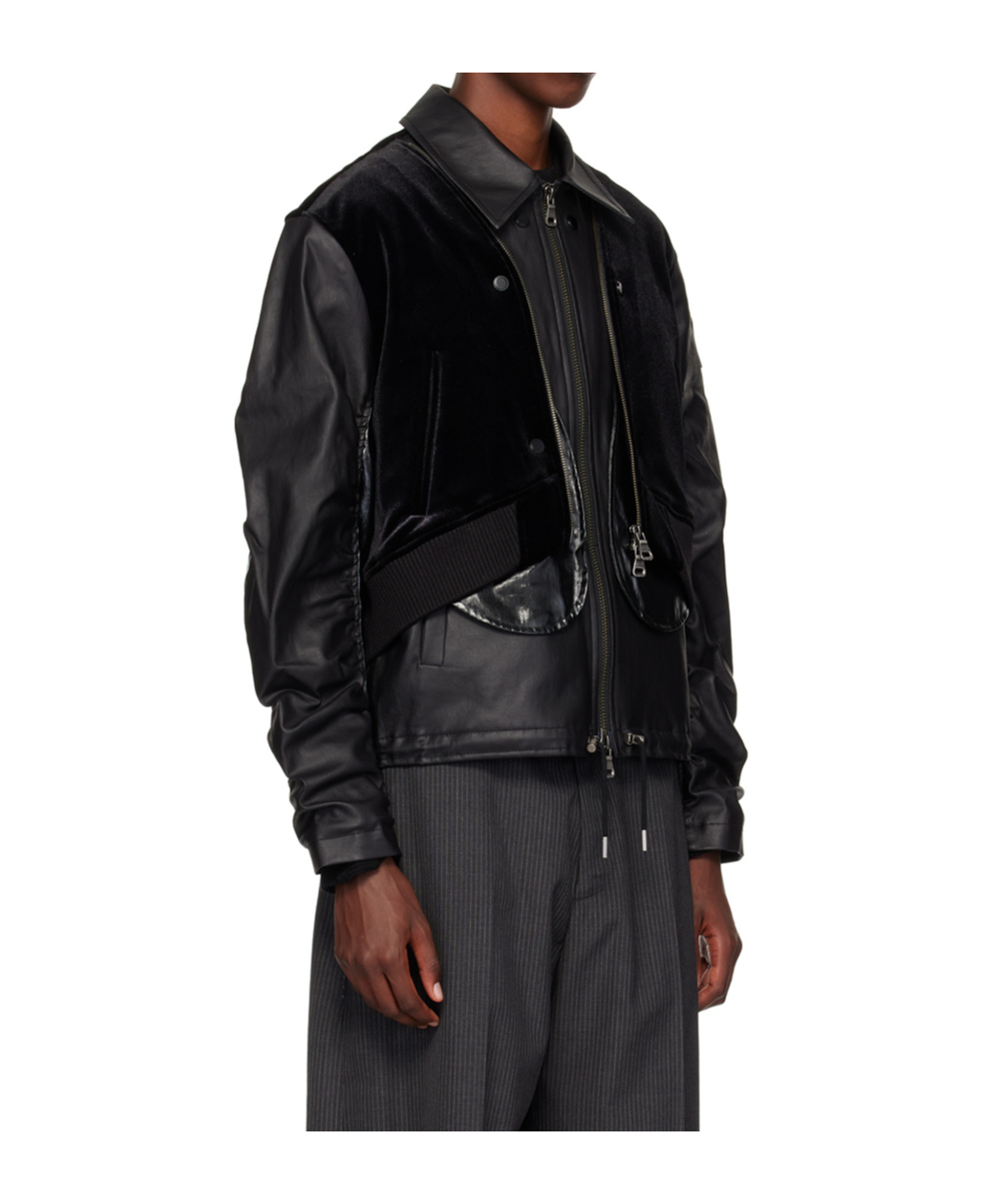 Andersson Bell Long-sleeved Casual Jacket In Black