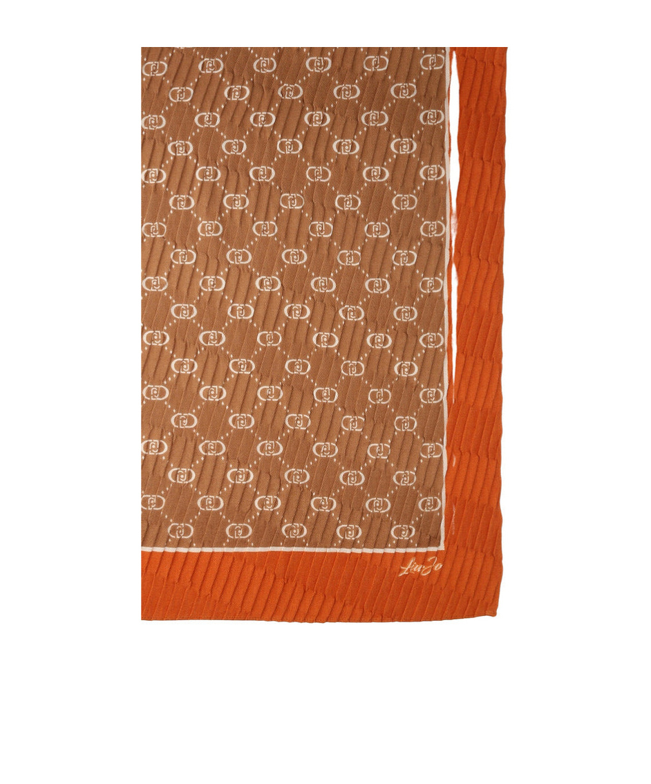 Liu •jo Square Scarf In Brown