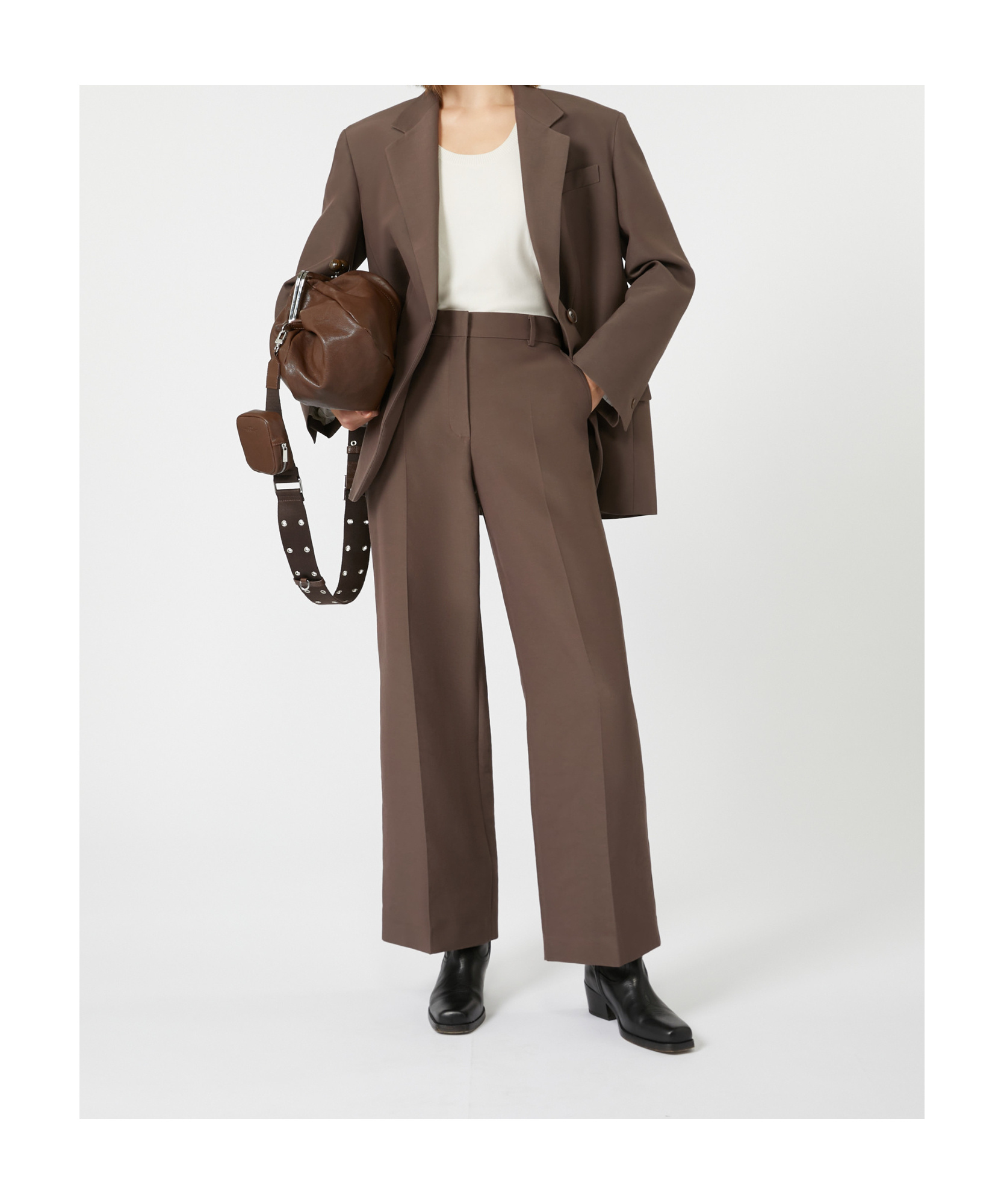 Weekend Max Mara Oversized Cotton-blend Blazer