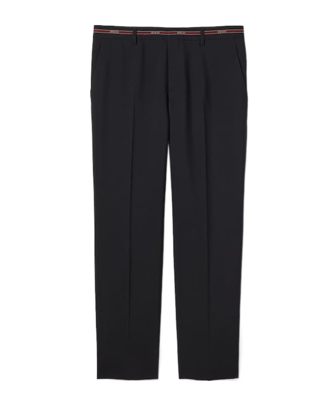 Gucci Wool Pant With Selvedge Detail