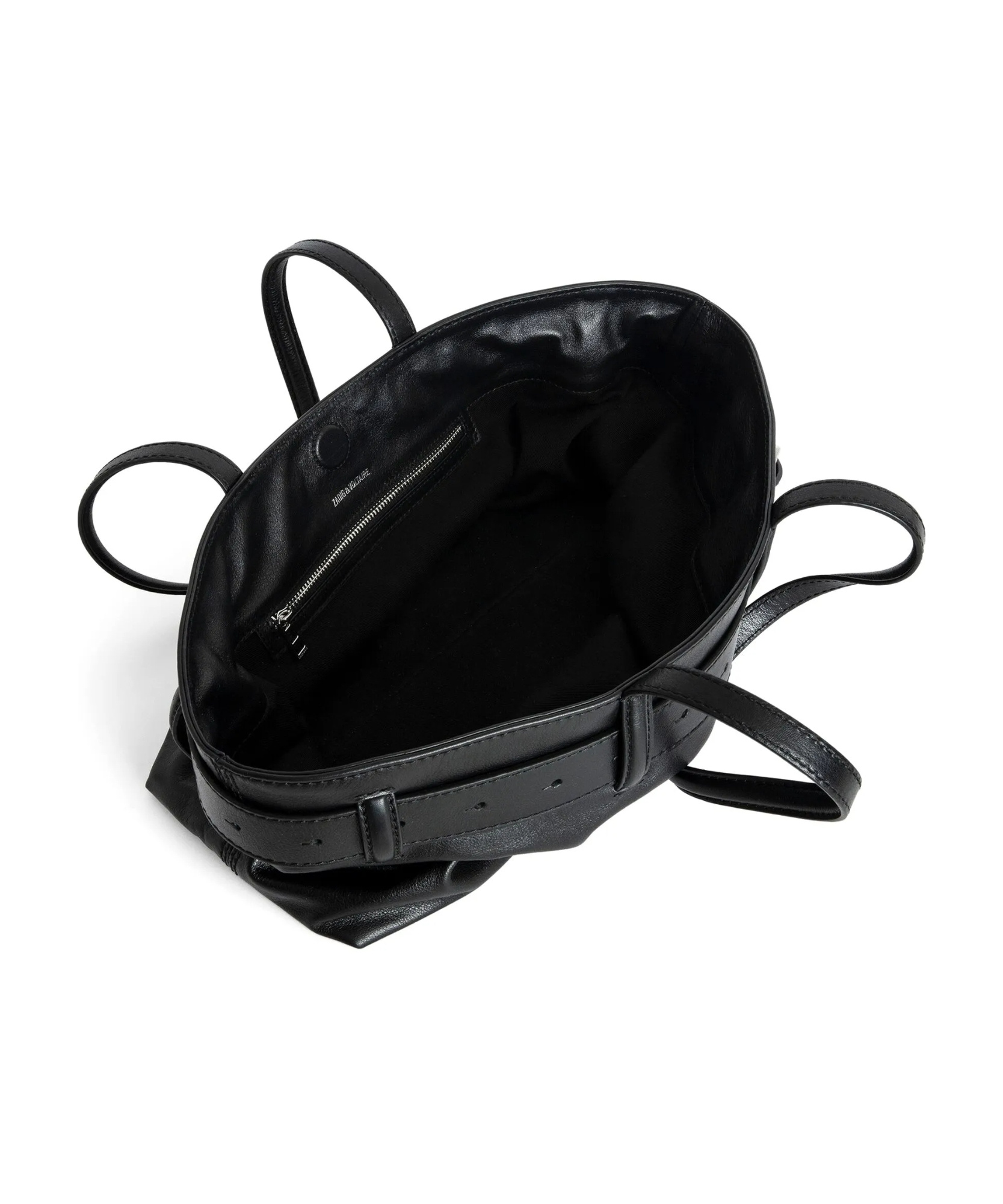 ZADIG & VOLTAIRE DOUBLE HANDLE SHOULDER BAG