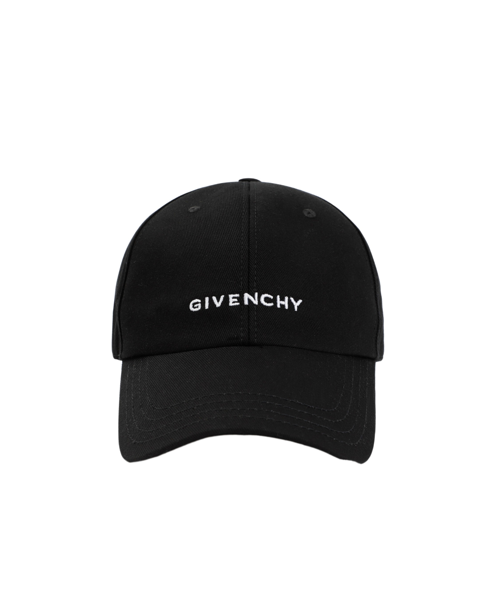 Givenchy Logo Embroidered Baseball Cap In Black