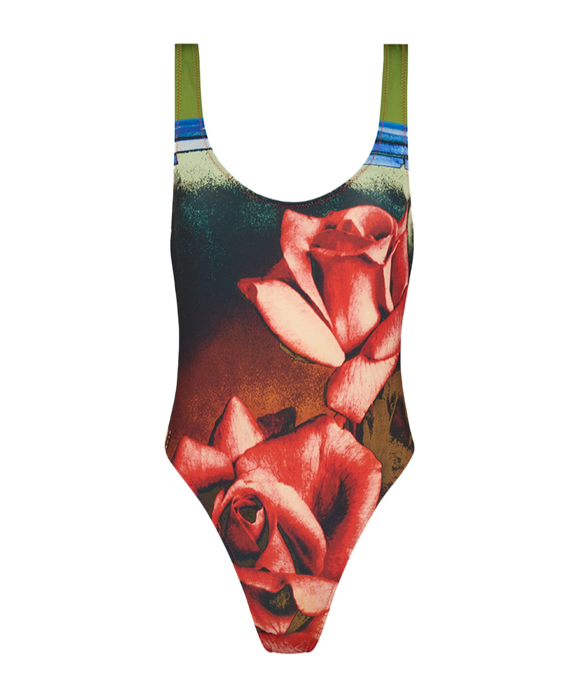 Shop Jean Paul Gaultier The Red Roses Swimsuit