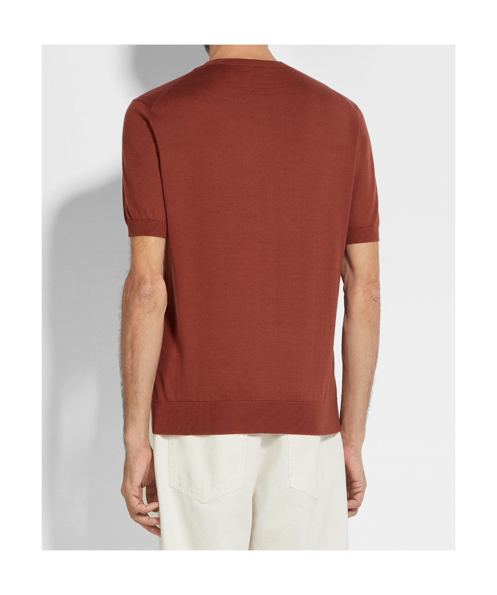 Shop Zegna Cotton T-shirt In Brown