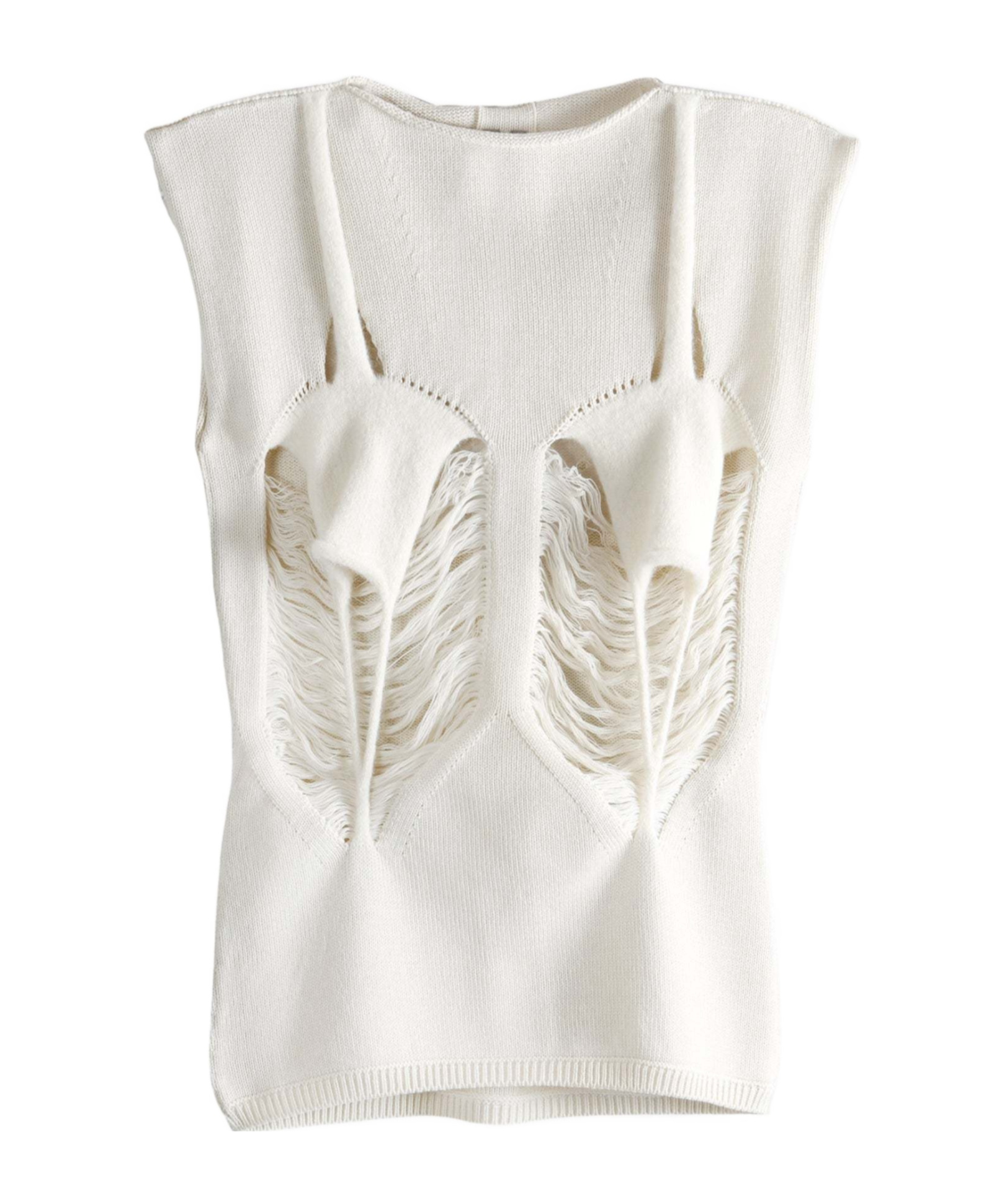 Rick Owens Sleeveless Tops In White