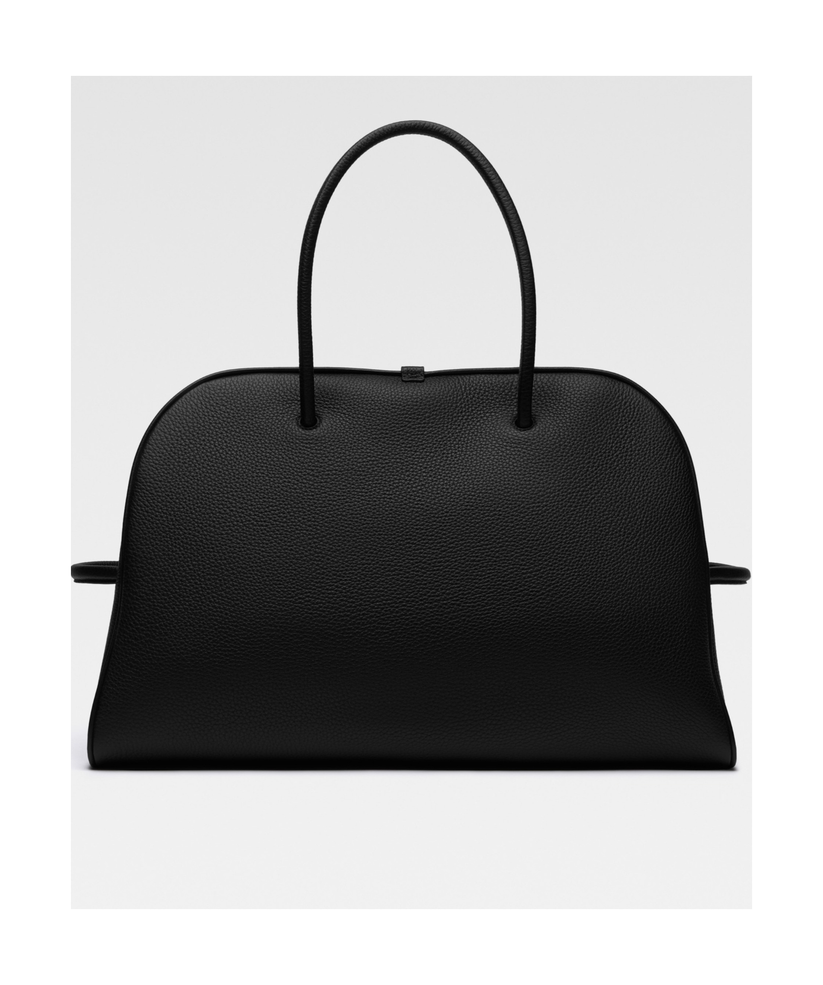 Jacquemus Large Bowling Shoulder Bag In Black