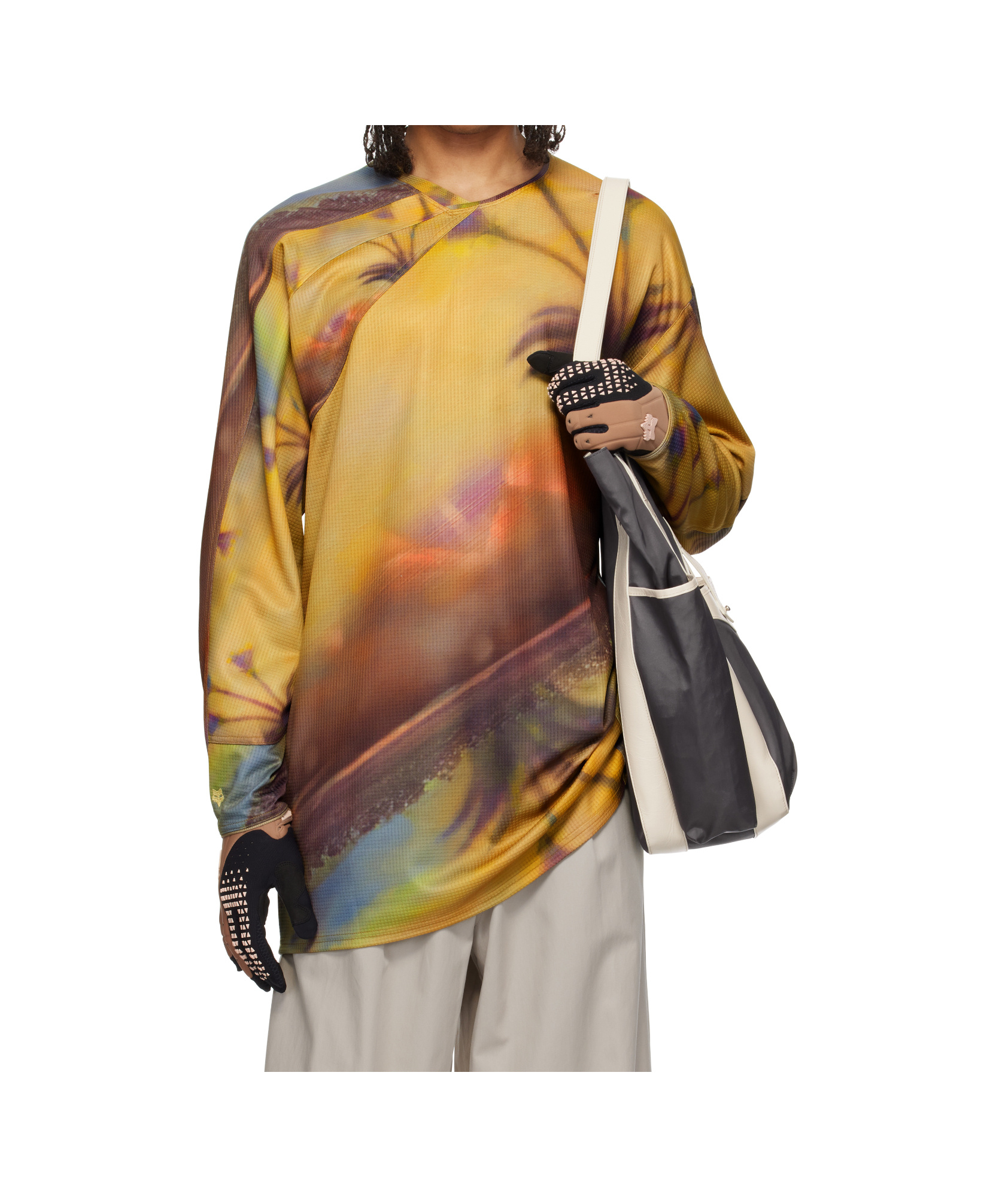 Kiko Kostadinov X Fox Racing Printed T-shirt In Multicolor