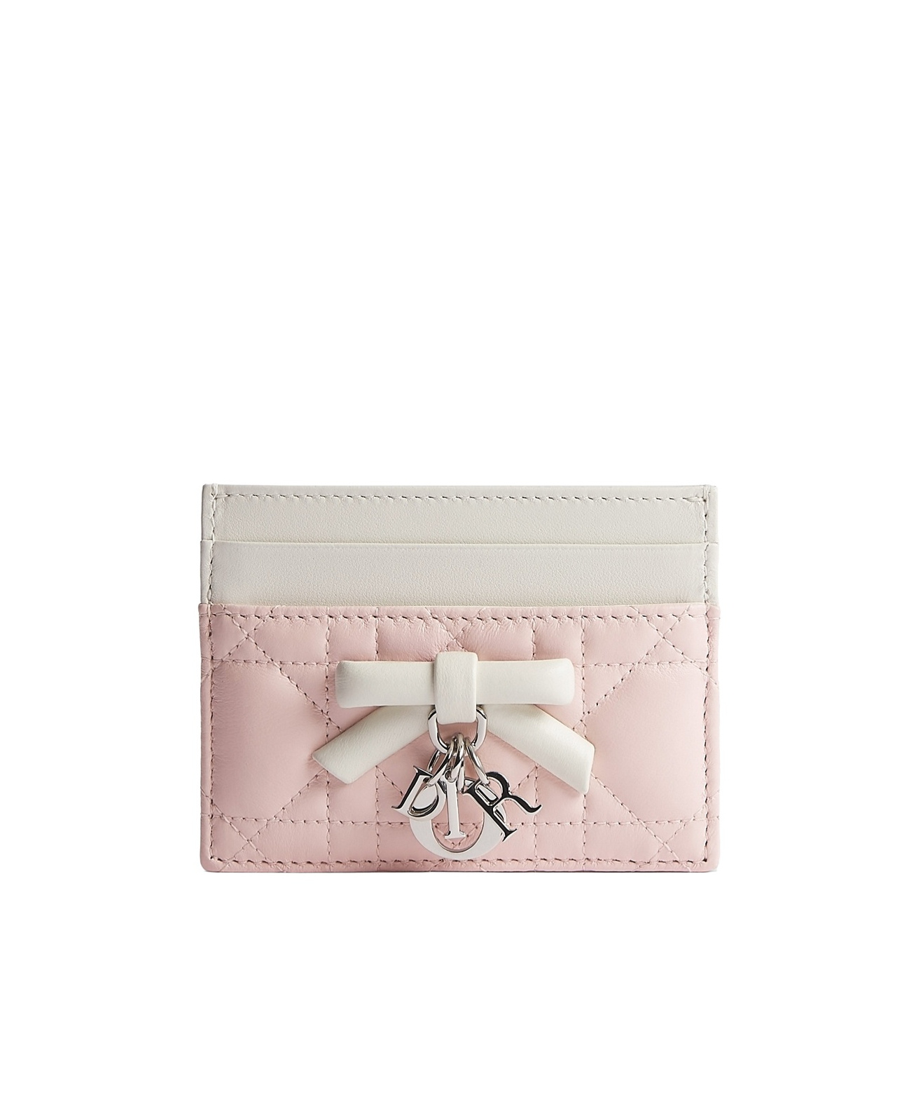 Dior Lady  Freesia Card Holder In White