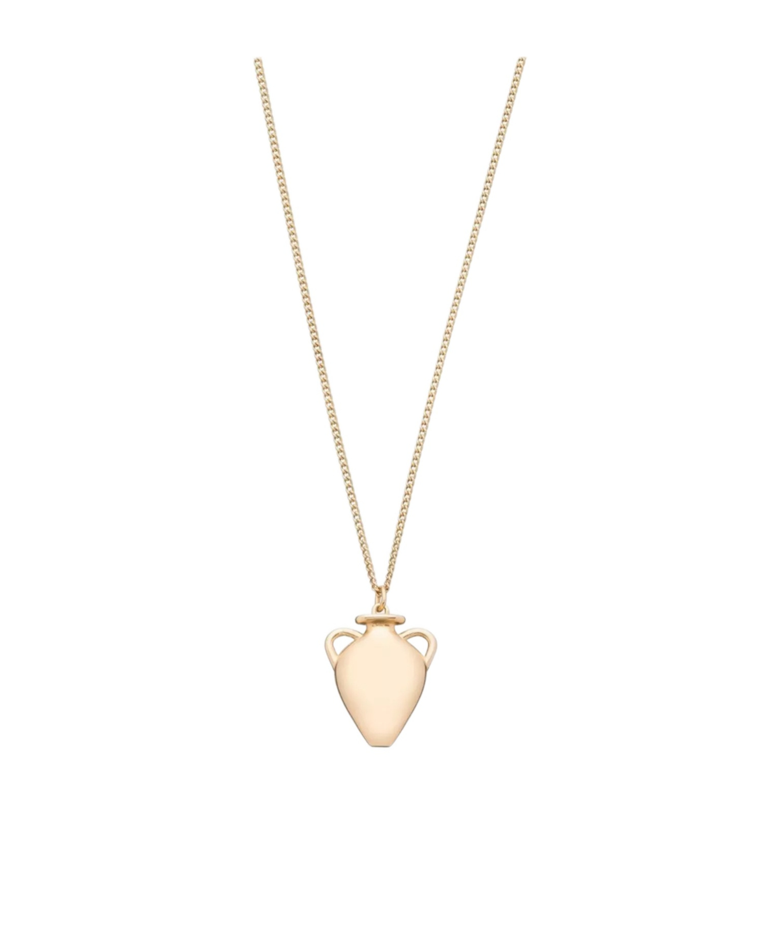 Apc Adjustable Pendant Chain Necklace With Gold Finish In Yellow