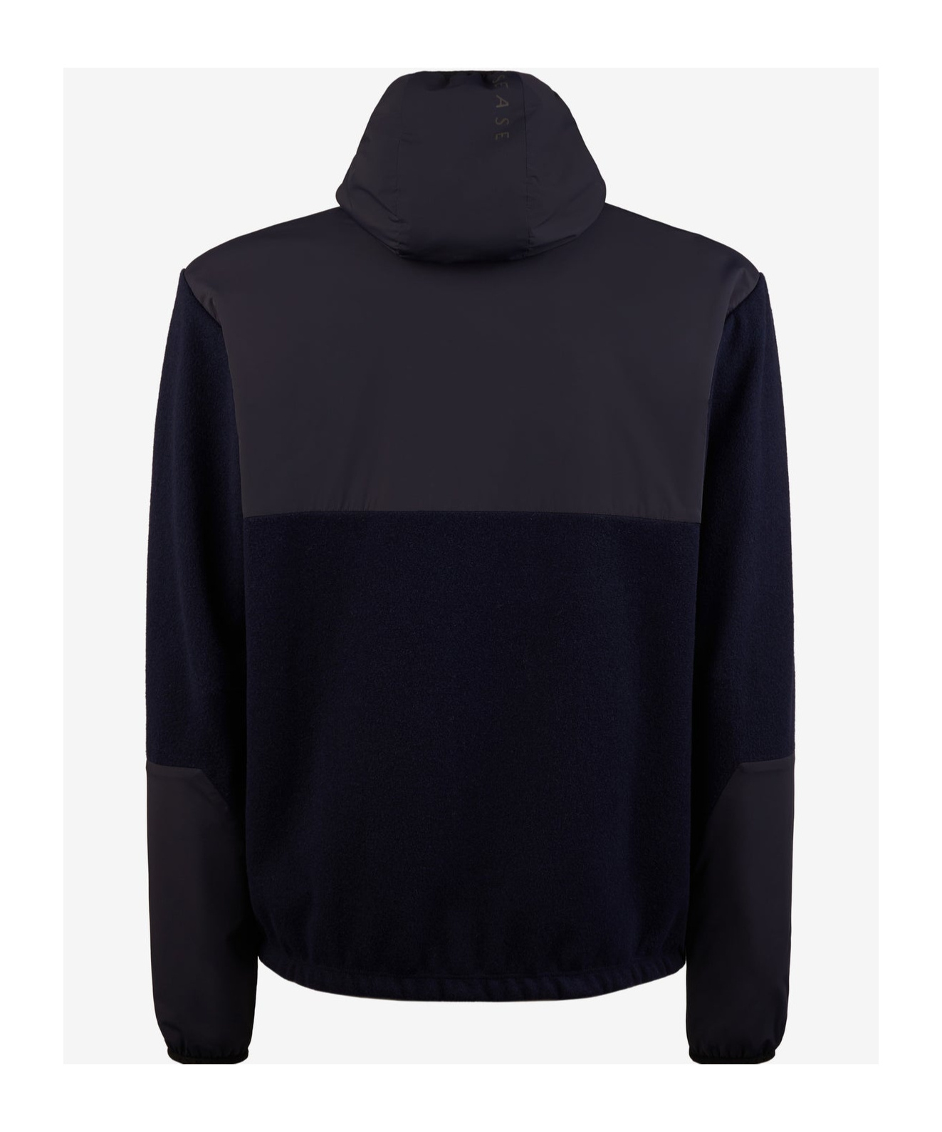 Sease Zippered Hoodie In Black