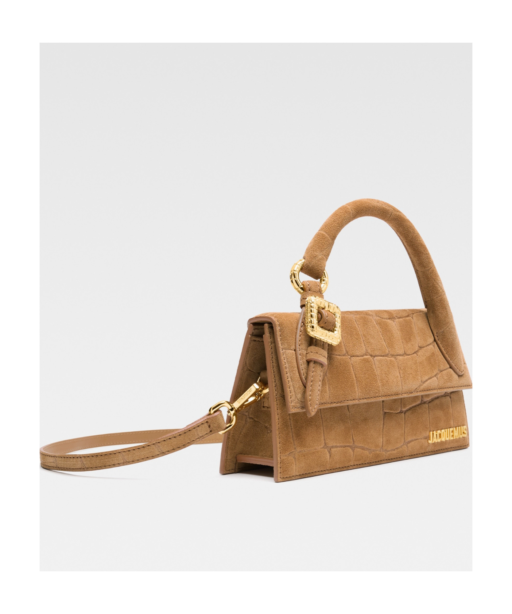 Jacquemus Clamshell Handbag In Brown