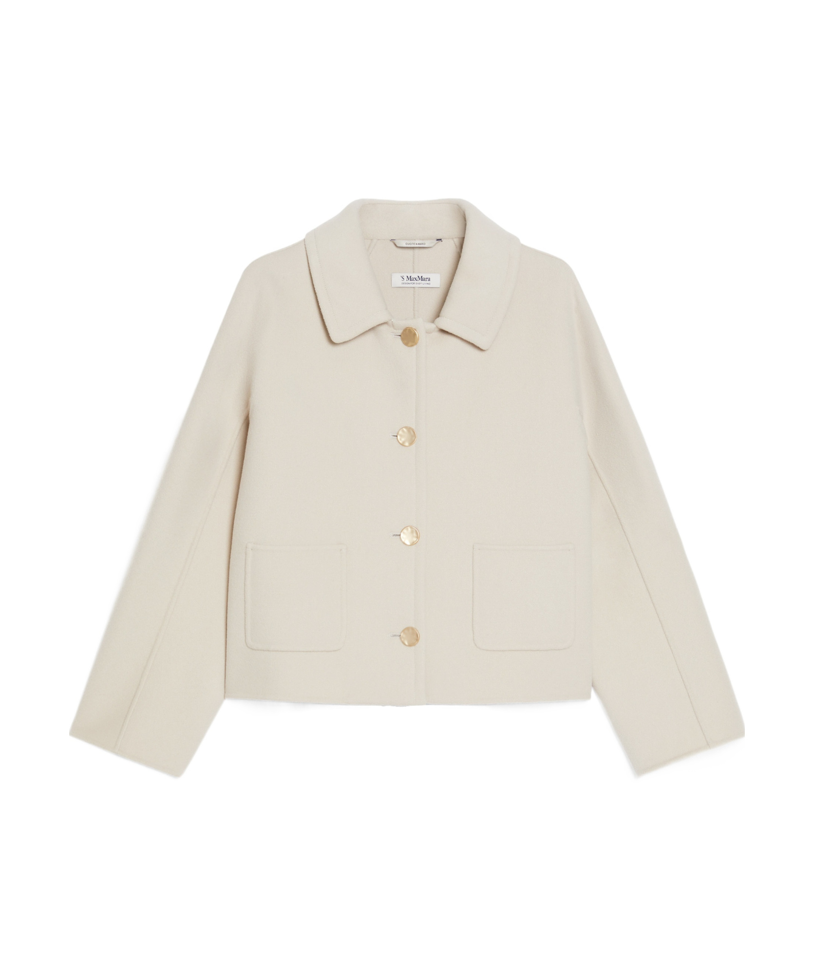 Max Mara 's Button-up Long-sleeved Jacket In White