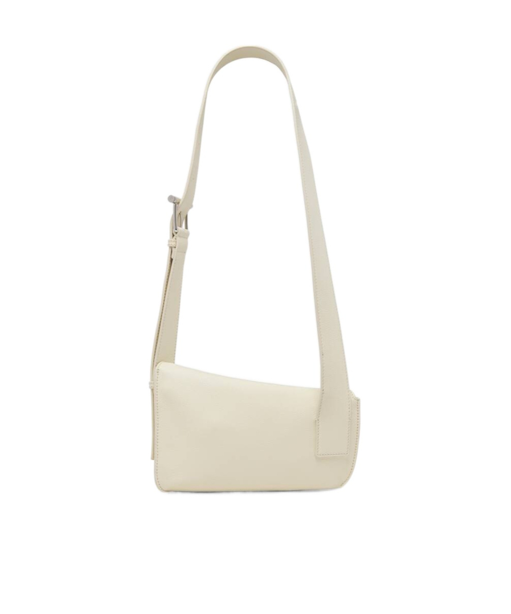 Alexander Mcqueen Leather T-bar Sling Cross-body Bag In Cream