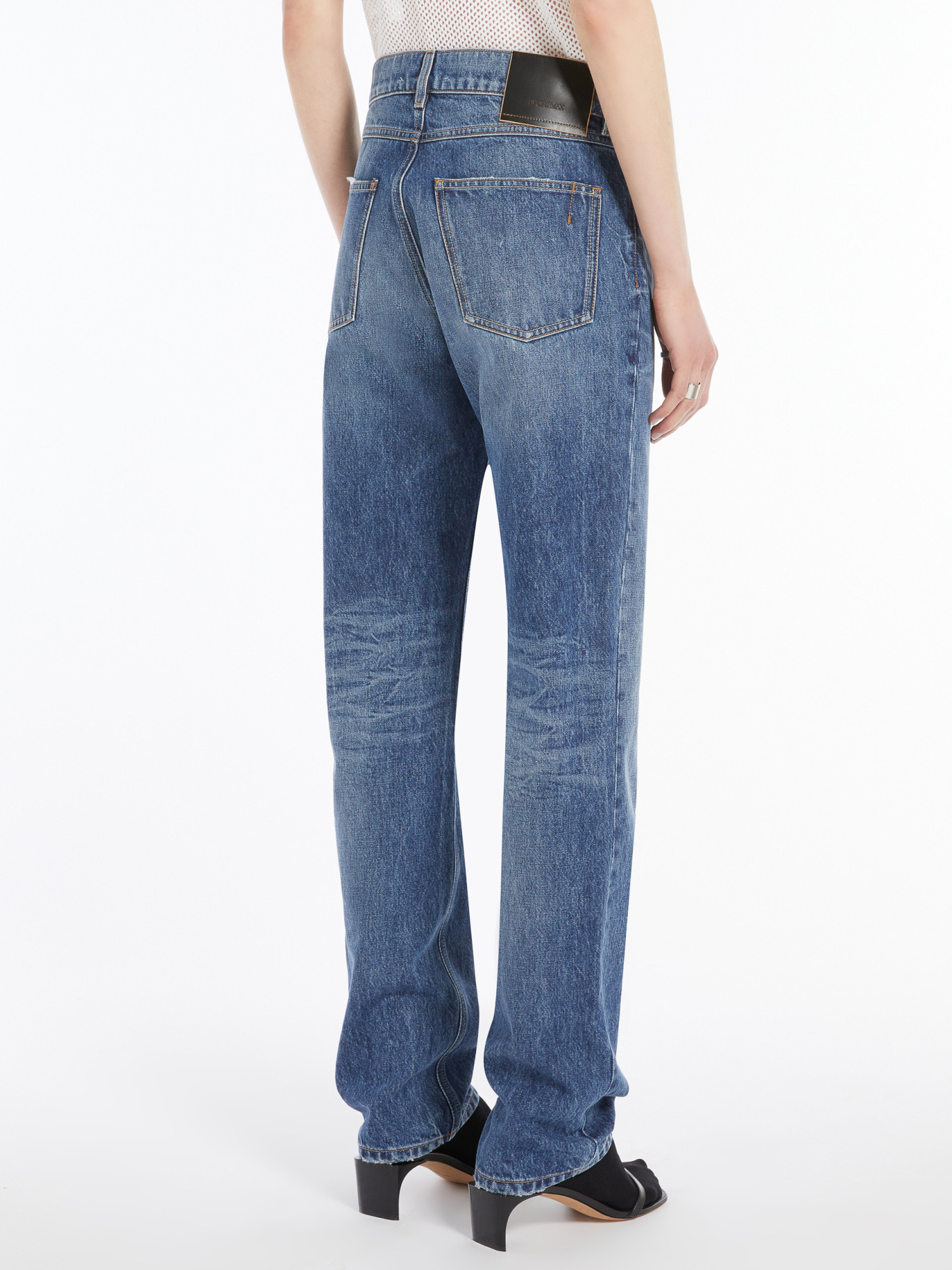 SPORTMAX FIVE-POCKET STRAIGHT TROUSERS 